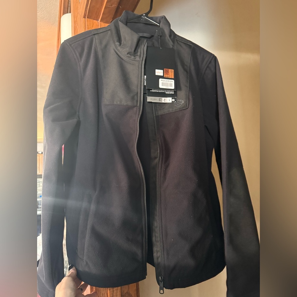 Women’s Harley-Davidson Black fleece Jacket NWT - size L